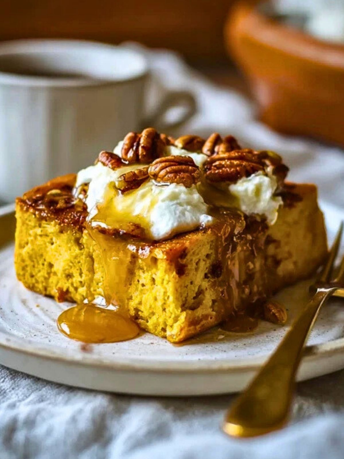 Pumpkin Cottage Cheese Bake