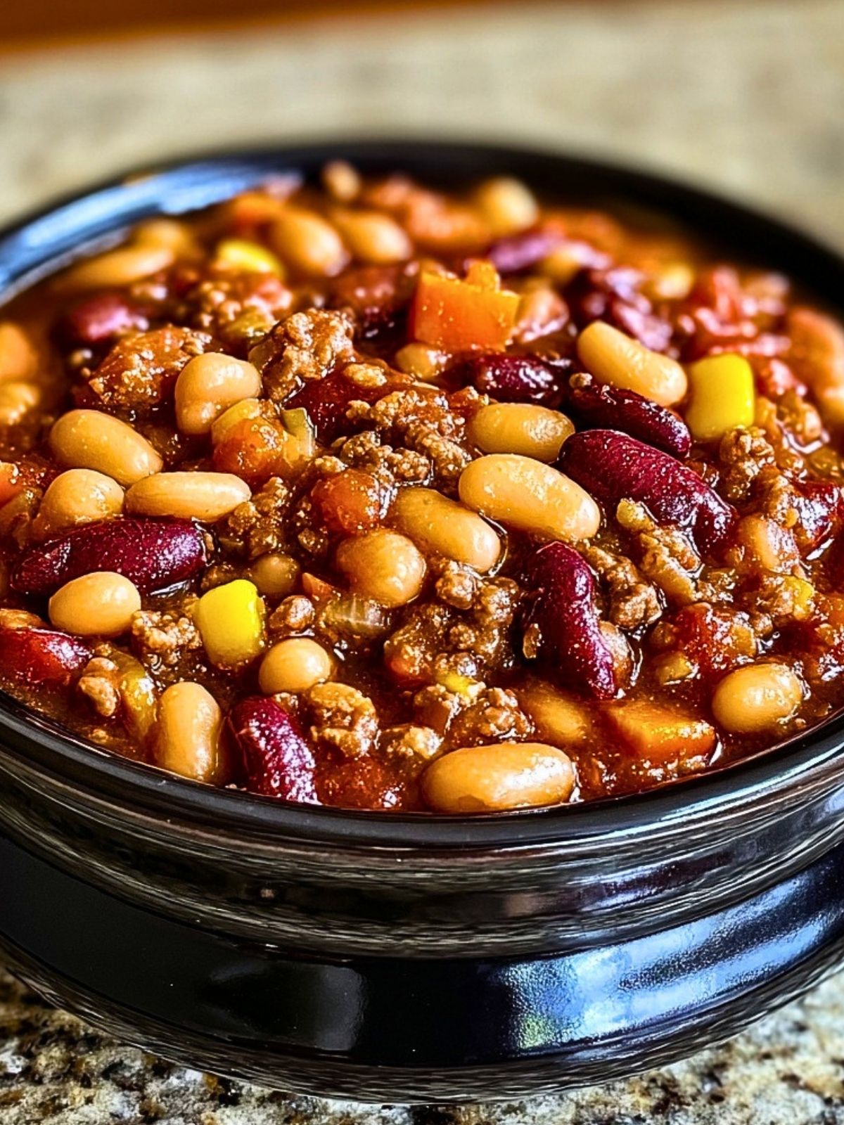Hearty Slow Cooker Cowboy Beans