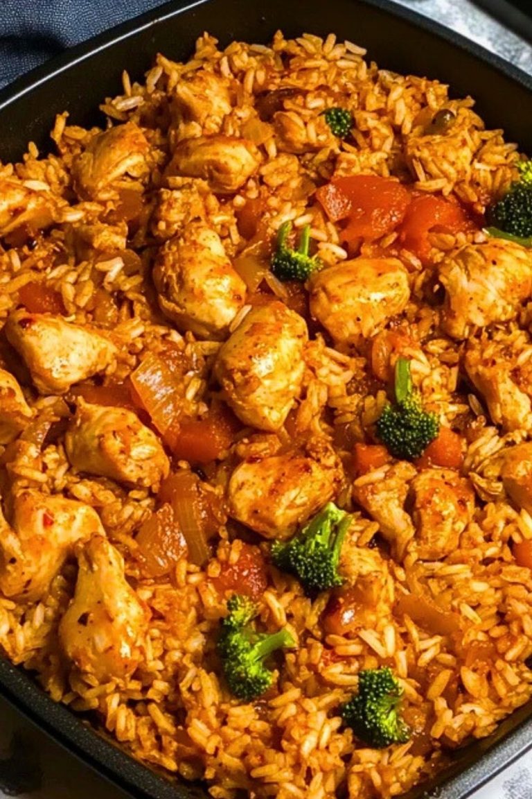 Hot Chicken Rice One-Pan Smoky Spicy Chicken & Rice Bake