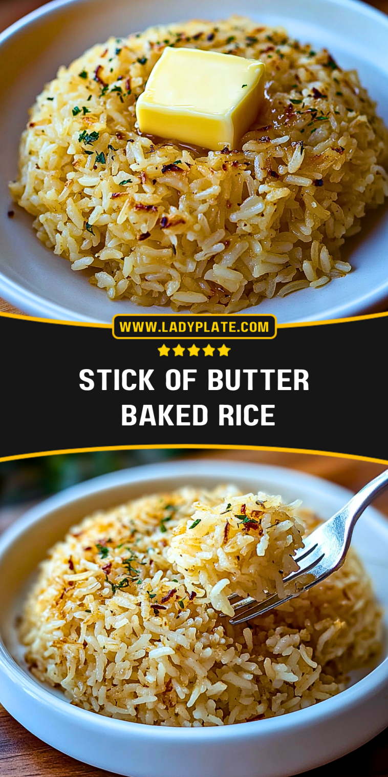 Stick of Butter Baked Rice