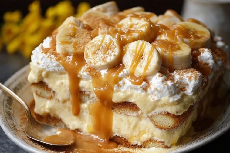 Caramel Banana Pudding Tiramisu