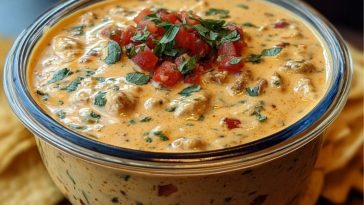 Cheesy Rotel Ranch Queso