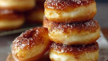 Baked Crème Brûlée Doughnuts