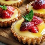 Spring Bliss: Strawberry Honey Custard Tarts with Tangy Lemon Drizzle