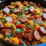 One-Pan Summer Sausage Skillet with Cajun Kick
