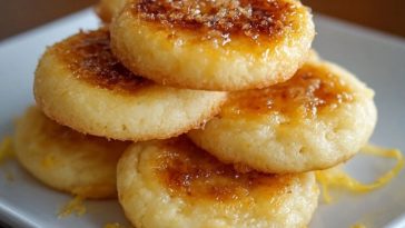 Gourmet Lemon Crème Brûlée Cookies