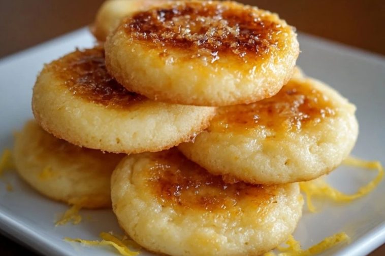 Gourmet Lemon Crème Brûlée Cookies