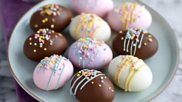 DIY Chocolate-Dipped Easter Eggs