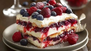 Berry-Licious Dessert Lasagna