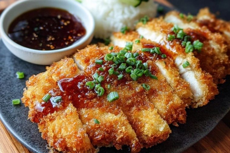Fried Chicken Katsu with Panko - Golden & Crunchy Goodness