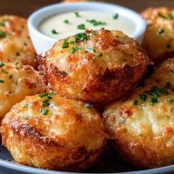 Crispy Cheesy Potato Bites