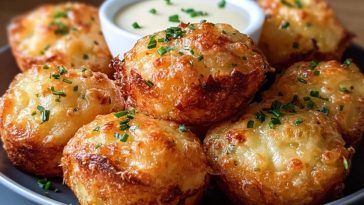 Crispy Cheesy Potato Bites