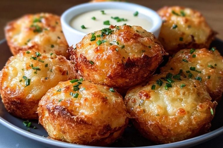 Crispy Cheesy Potato Bites