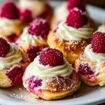 Raspberry Cream Cheese Pastry Bites