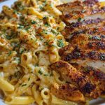 Creamy Cajun Chicken Pasta with Parmesan, Garlic, and Mozzarella