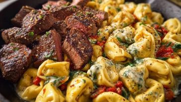 Delicious Garlic Butter Chicken Bites with Spicy Cajun Alfredo Twisted Pasta