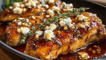 Hot Honey Infused Feta Chicken