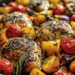 Insanely Good One-Pan Herb Chicken & Roasted Veggie Bake