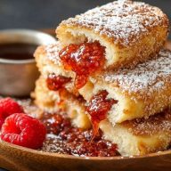 Jam Donut French Toast Rolls