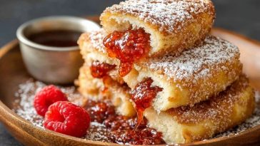 Jam Donut French Toast Rolls