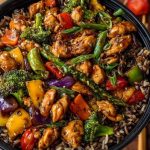 Next-Level Teriyaki Chicken Stir-Fry with Rainbow Veggies & Wild Rice