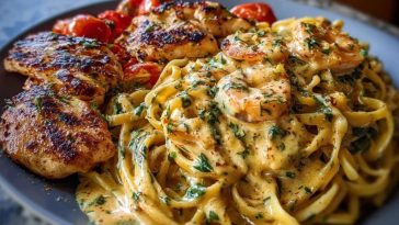 Velveeta Chicken Linguine with Spicy Cajun Alfredo