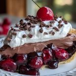 Chocolate Cherry Cream Pie