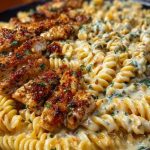 Creamy-Cajun-Chicken-Rotini-with-Mozzarella-Alfredo-Sauce-