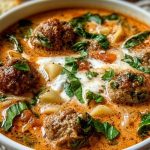 Creamy Italian Meatball Soup