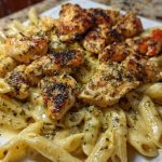 Creamy-Velveeta-Chicken-Penne-in-Garlic-Butter-Parmesan-Sauce