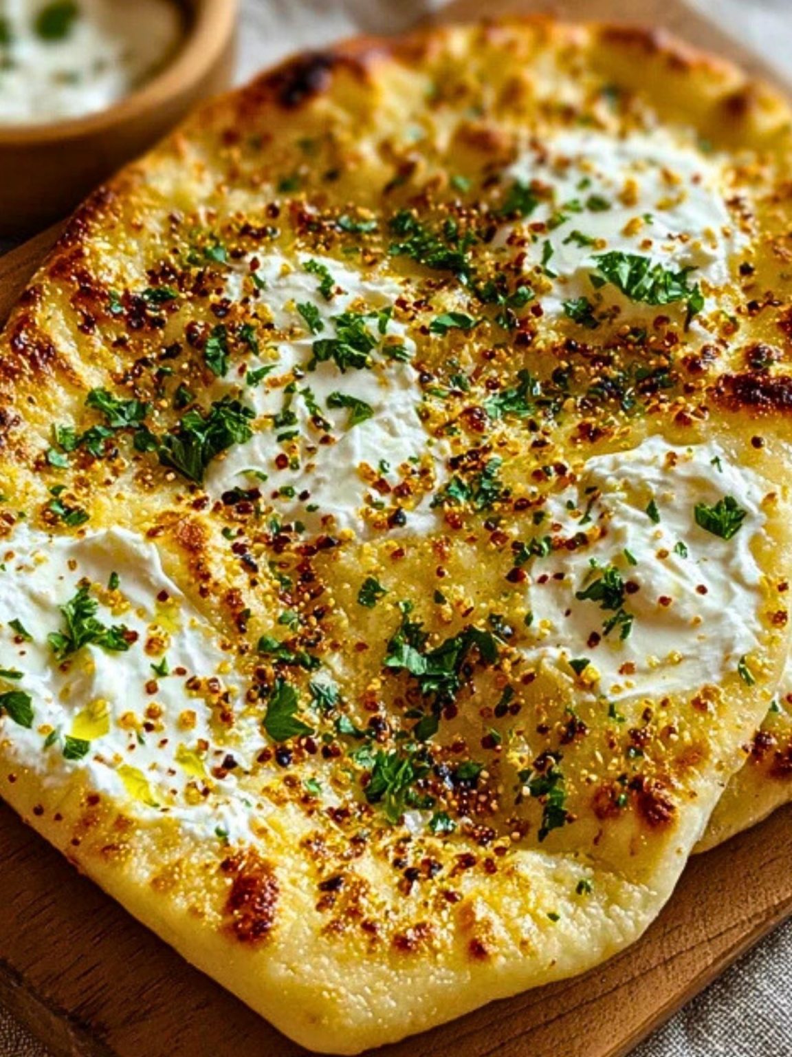 Easy 2 Ingredient Cottage Cheese Flatbread Recipe