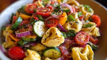 Garden Tortellini Pasta Salad