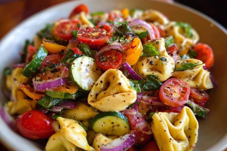 Garden Tortellini Pasta Salad