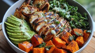 Loaded Grilled Chicken & Sweet Potato Power Bowl