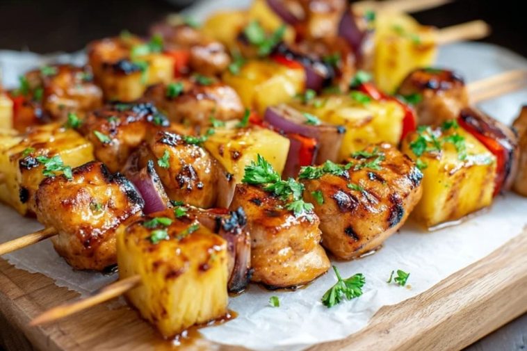 Pineapple Chicken Kabobs