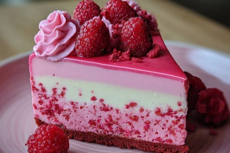 Pink Velvet Raspberry Cheesecake