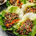 Asian-Style Ground Beef Lettuce Wraps