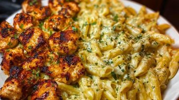 Cajun Garlic Butter Chicken Penne in Creamy Parmesan Sauce