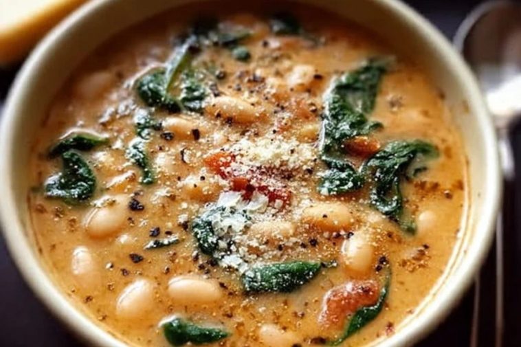 Cannellini Bean and Spinach Soup