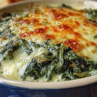 Cheesy Creamed Spinach