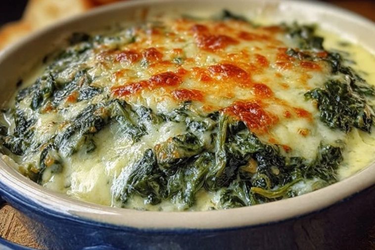 Cheesy Creamed Spinach