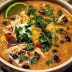 Chicken Poblano & Black Bean Soup