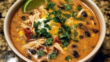 Chicken Poblano & Black Bean Soup
