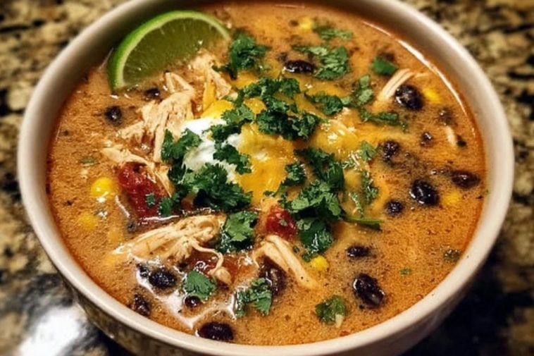 Chicken Poblano & Black Bean Soup