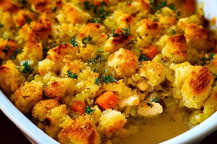 Chicken Stuffing Casserole