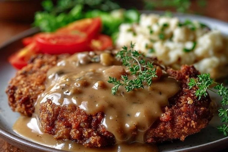 Country Fried Steak with Creamy Homemade Gravy