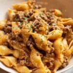 Creamy Beef and Shells