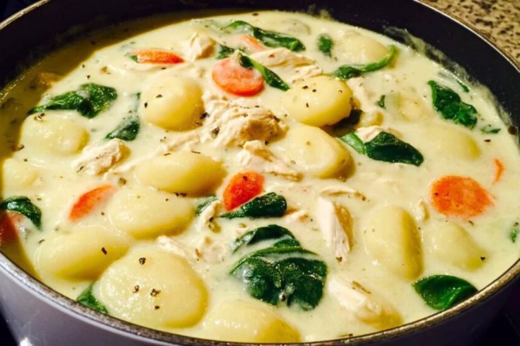 Creamy Chicken Gnocchi Soup Recipe