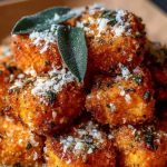 Crispy Sweet Potato Bites with Herbed Parmesan Butter