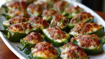 Easy Baked Jalapeño Poppers: Creamy, Cheesy & Irresistible